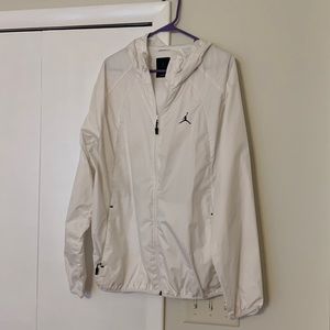 White air Jordan jacket